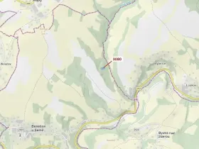 Dražba lesa, Benešov u Semil, 2540 m2