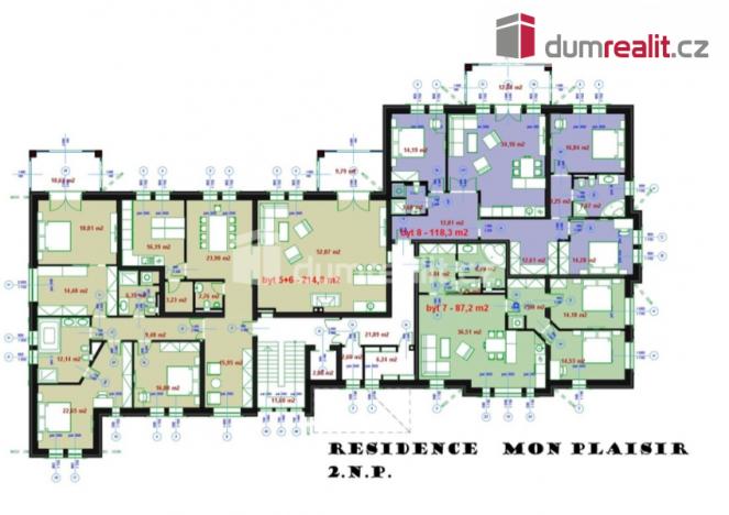 Prodej bytu 3+kk, Mariánské Lázně, Chopinova, 87 m2