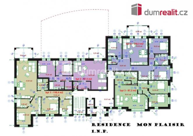 Prodej bytu 5+1, Mariánské Lázně, Chopinova, 215 m2