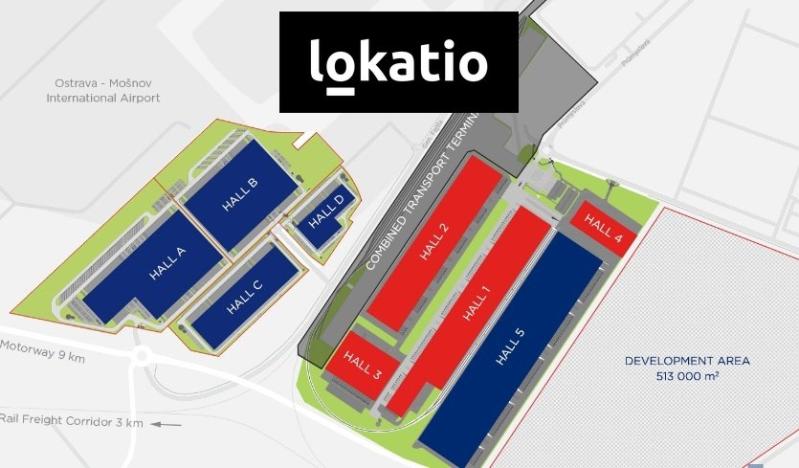 Pronájem skladu, Mošnov, 18969 m2