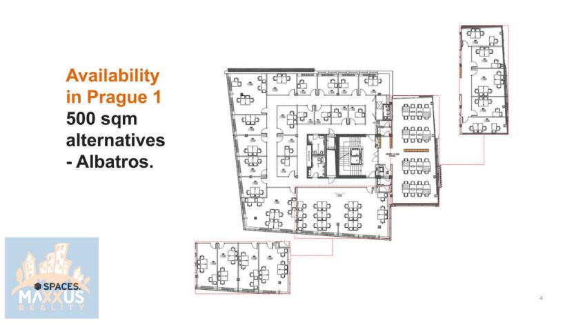 Pronájem kanceláře, Praha - Staré Město, Na Perštýně, 3500 m2