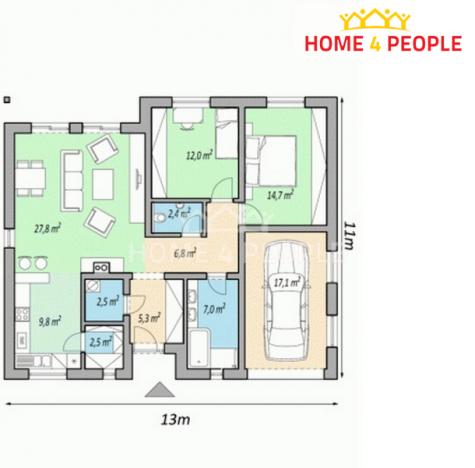 Prodej rodinného domu, Bořenovice, 136 m2