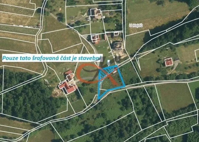 Prodej pozemku pro bydlení, Dolní Bečva, 1147 m2