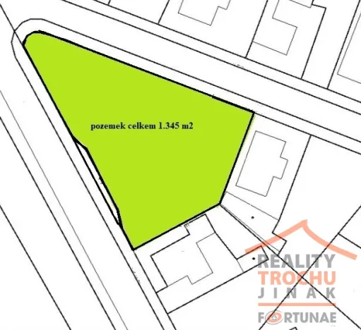Prodej pozemku pro bydlení, 1345 m2