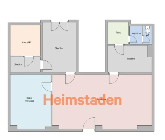 Pronájem obchodního prostoru, Karviná - Nové Město, Erbenova, 93 m2