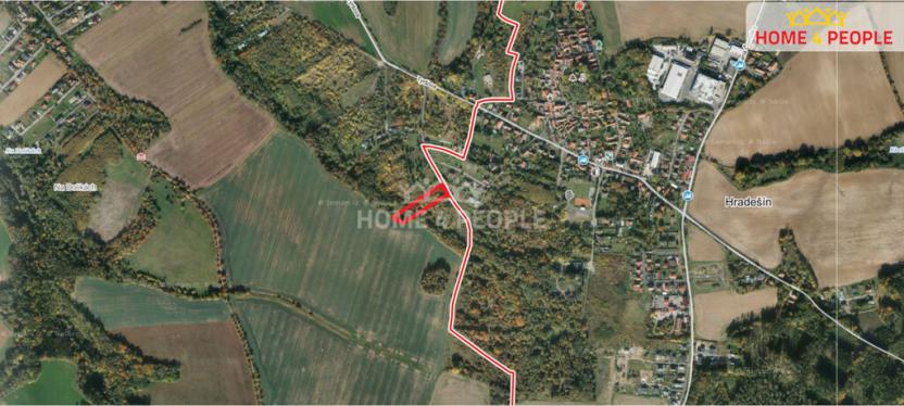 Prodej pozemku, Hradešín, 2614 m2