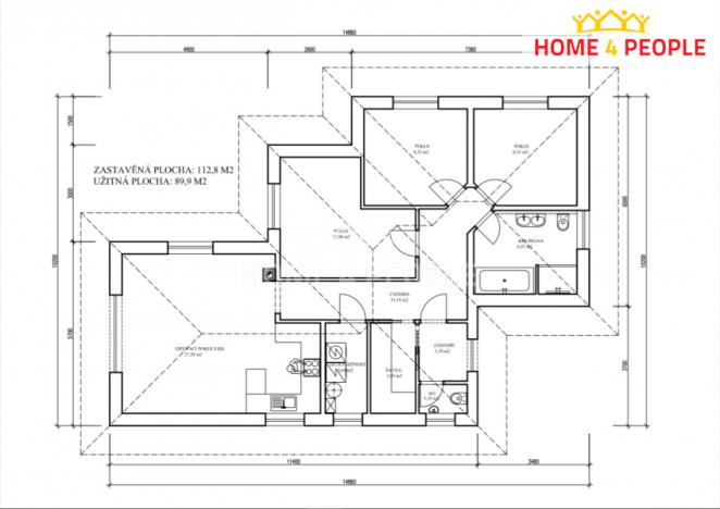 Prodej rodinného domu, Bořenovice, 113 m2