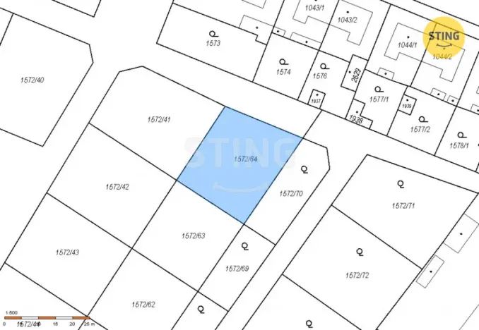 Prodej pozemku pro bydlení, Chlumec nad Cidlinou - Kladruby, 1031 m2