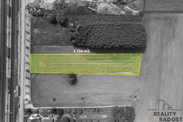 Prodej pozemku pro komerční výstavbu, Grygov, 3166 m2