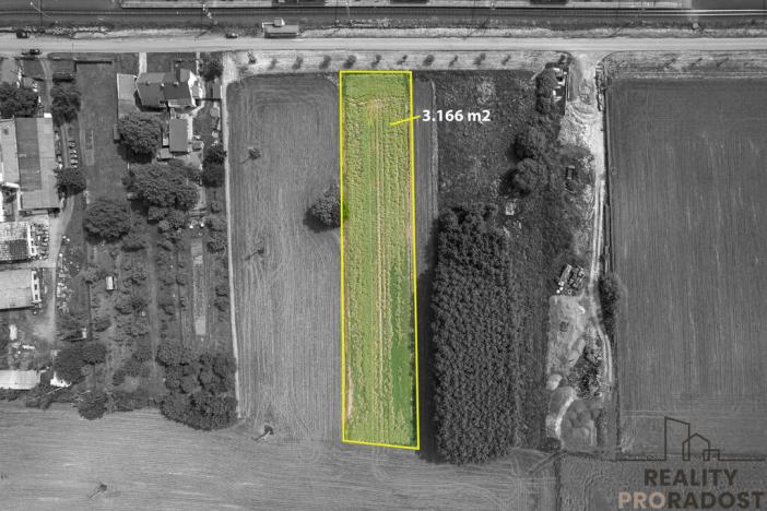 Prodej pozemku pro komerční výstavbu, Grygov, 3166 m2