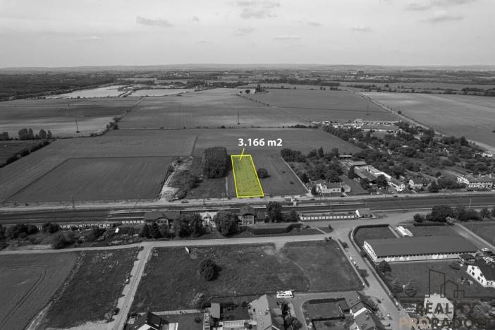Prodej pozemku pro komerční výstavbu, Grygov, 3166 m2