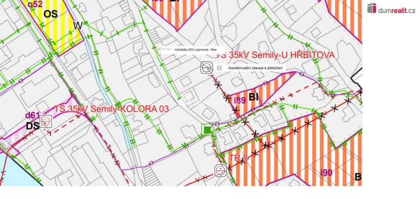 Prodej pozemku pro bydlení, Semily, Mikoláše Alše, 728 m2