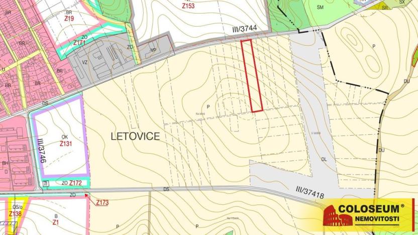 Prodej zemědělské půdy, Letovice, 7225 m2