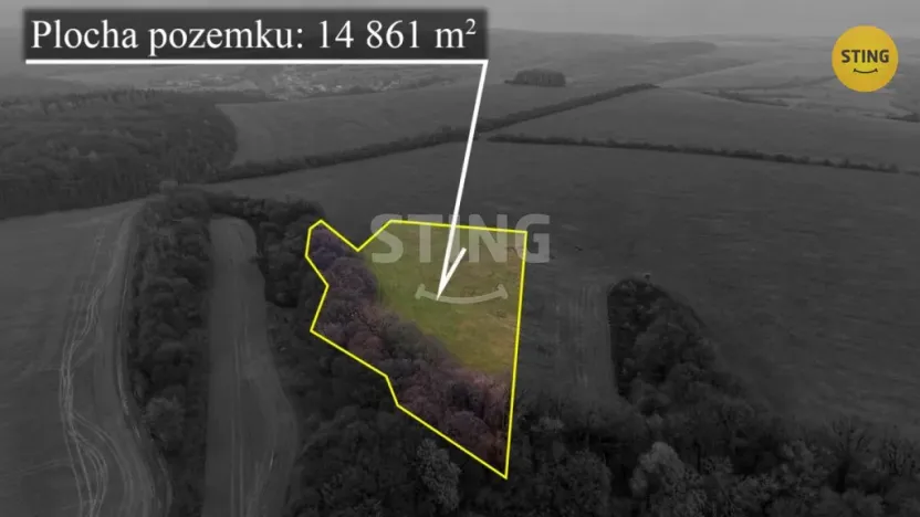 Prodej pole, Zlámanec, 14861 m2