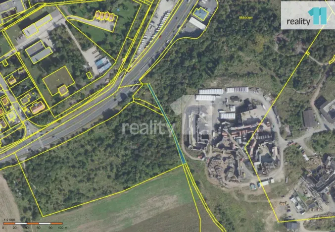 Prodej pozemku, Praha - Hlubočepy, K Barrandovu, 540 m2