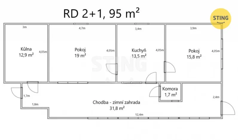 Prodej rodinného domu, Starý Hrozenkov, 63 m2