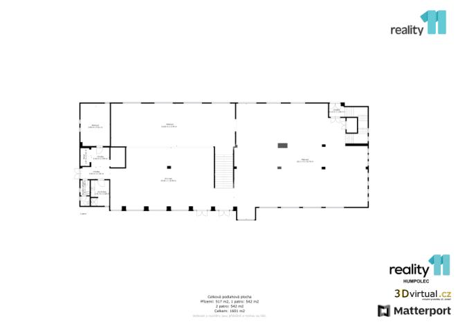 Prodej skladu, Havlíčkův Brod, Humpolecká, 1601 m2