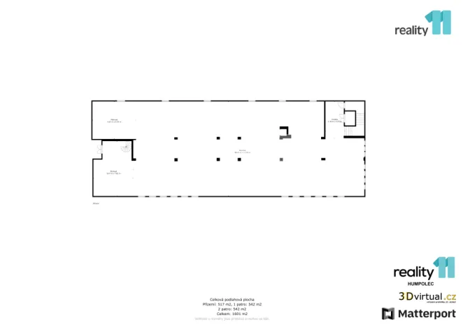 Prodej skladu, Havlíčkův Brod, Humpolecká, 1601 m2