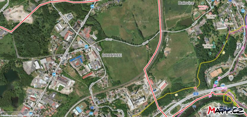 Prodej pozemku pro komerční výstavbu, Karlovy Vary, 1322 m2