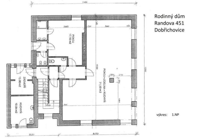 Prodej rodinného domu, Dobřichovice, Randova, 262 m2