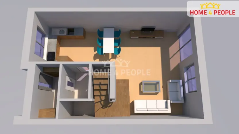 Prodej rodinného domu, Pohořelice - Nová Ves, 101 m2