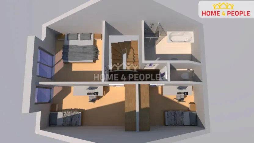 Prodej rodinného domu, Pohořelice - Nová Ves, 101 m2