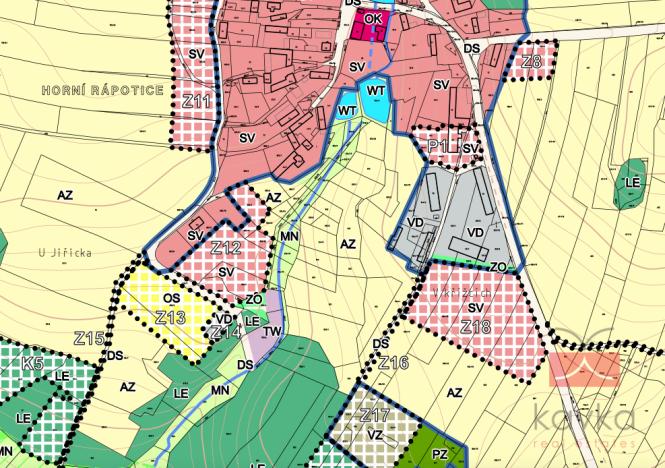 Prodej pozemku pro bydlení, Horní Rápotice, 1031 m2