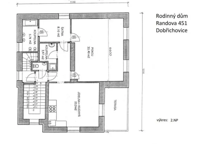 Prodej rodinného domu, Dobřichovice, Randova, 262 m2