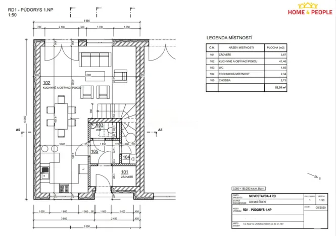 Prodej rodinného domu, Pohořelice - Nová Ves, 101 m2
