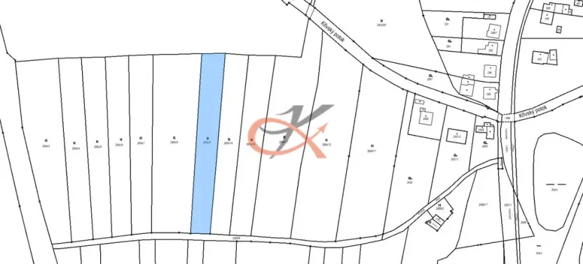 Prodej podílu 1/8 trvalého travního porostu, Valašské Meziříčí, 2405 m2