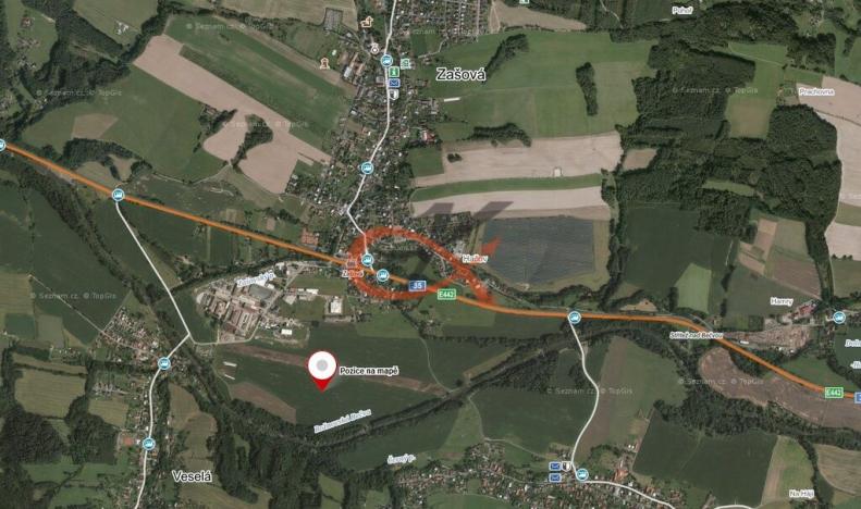 Prodej podílu 1/2 zemědělské půdy, Zašová, 3994 m2