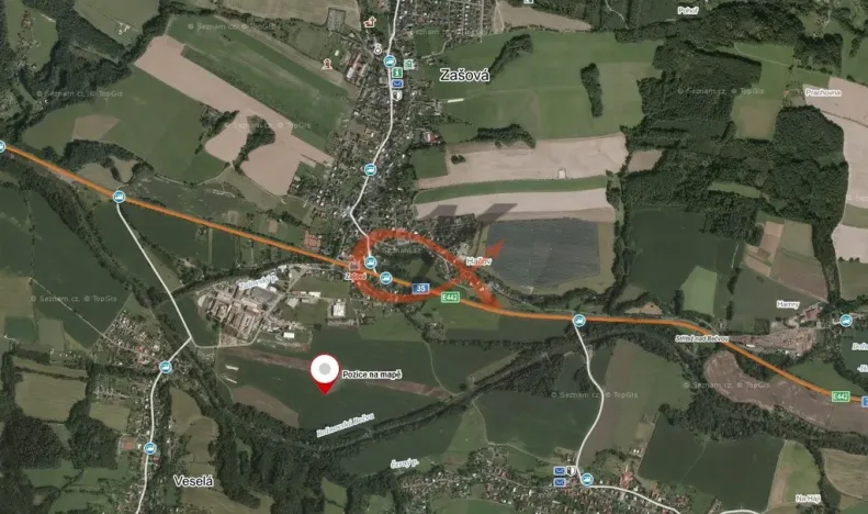 Prodej podílu 1/2 zemědělské půdy, Zašová, 3994 m2