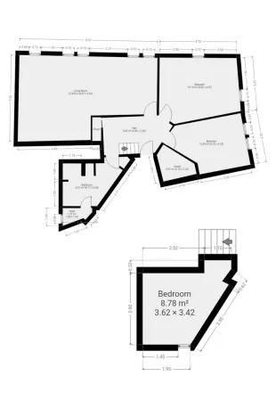 Pronájem bytu 3+kk, Praha - Holešovice, Ortenovo náměstí, 82 m2