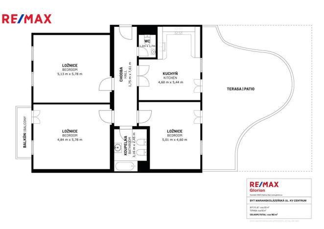 Prodej bytu 3+1, Karlovy Vary, Mariánskolázeňská, 119 m2
