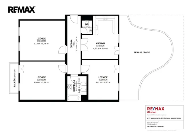 Prodej bytu 3+1, Karlovy Vary, Mariánskolázeňská, 119 m2