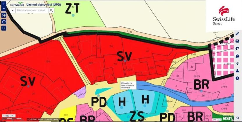 Prodej pozemku pro bydlení, Přibyslav - Dolní Jablonná, 1123 m2