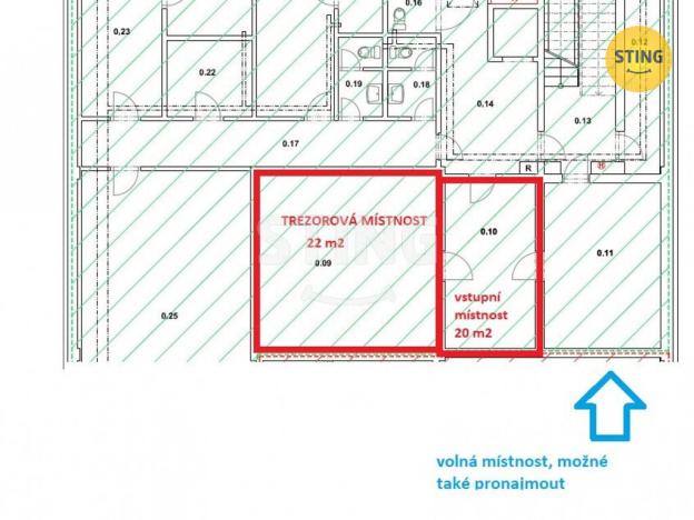 Pronájem skladu, Kopřivnice, Záhumenní, 42 m2