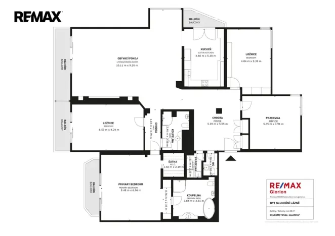 Prodej bytu 5+1, Karlovy Vary, U Imperiálu, 253 m2