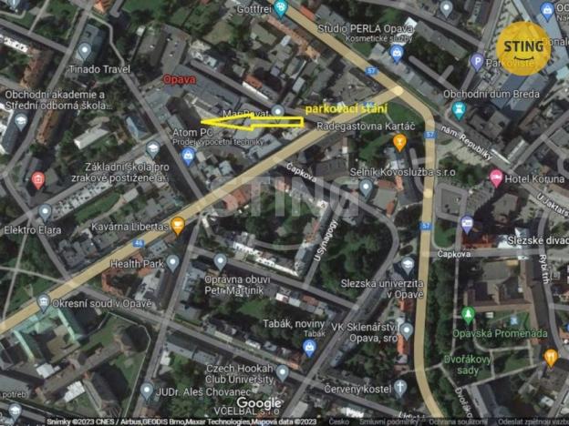 Pronájem garážového stání, Opava - Město, 12 m2