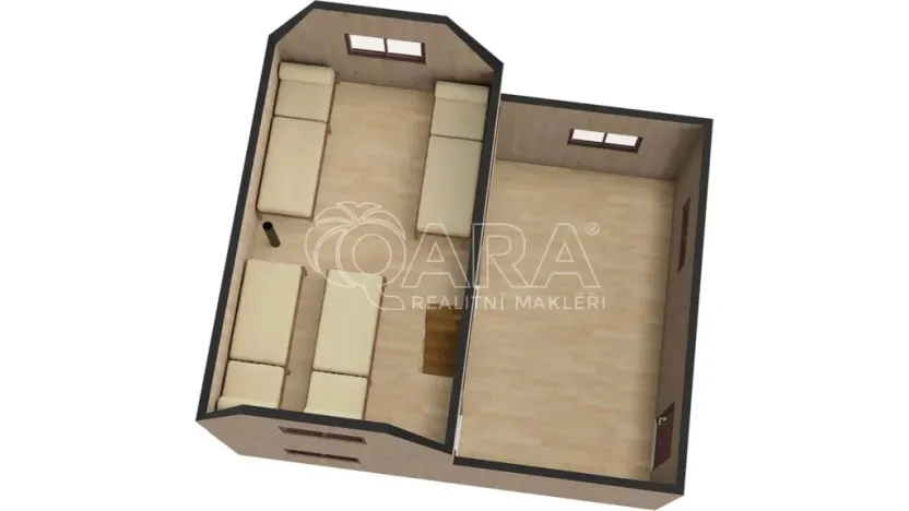 Prodej chaty, Krňany - Třebsín, 44 m2