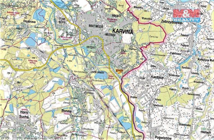 Prodej trvalého travního porostu, Karviná - Ráj, 3912 m2