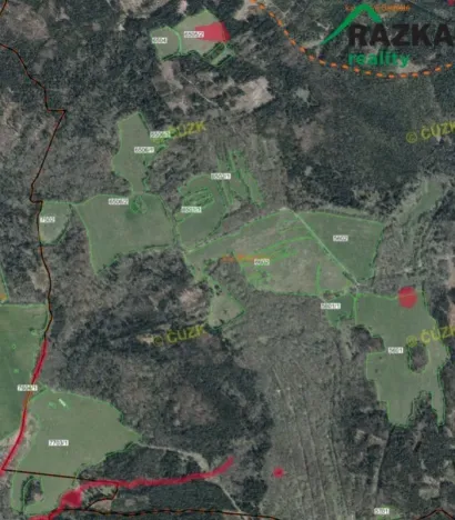 Prodej zemědělské půdy, Hošťka, 645446 m2