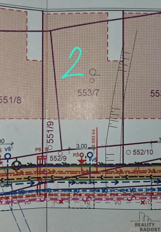 Prodej pozemku pro bydlení, Kyjov, 448 m2