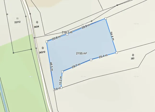 Prodej pozemku pro bydlení, Vyšší Brod, Lidická, 2155 m2