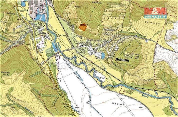 Prodej trvalého travního porostu, Bohutín, 7386 m2