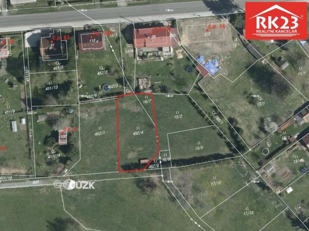 Prodej pozemku pro bydlení, Zádub-Závišín, 943 m2