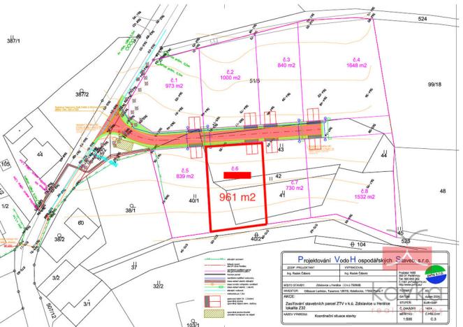 Prodej pozemku pro bydlení, Herálec - Zdislavice, 961 m2