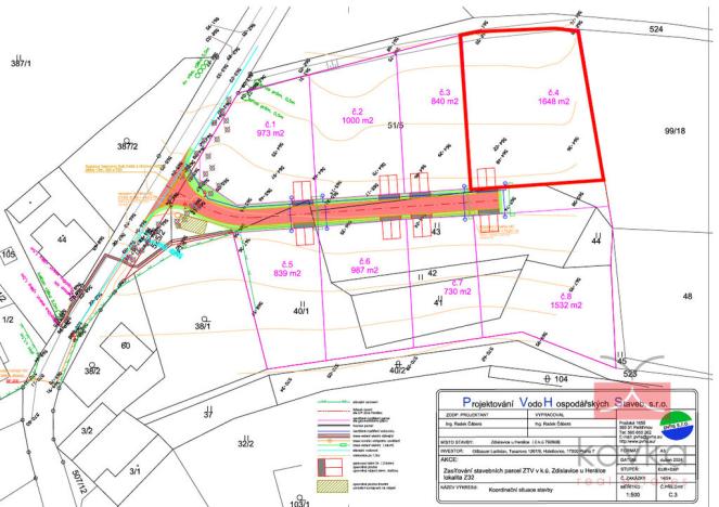 Prodej pozemku pro bydlení, Herálec - Zdislavice, 1648 m2