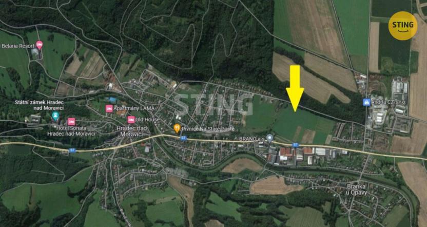 Prodej zahrady, Hradec nad Moravicí, Pod Hanuší, 800 m2