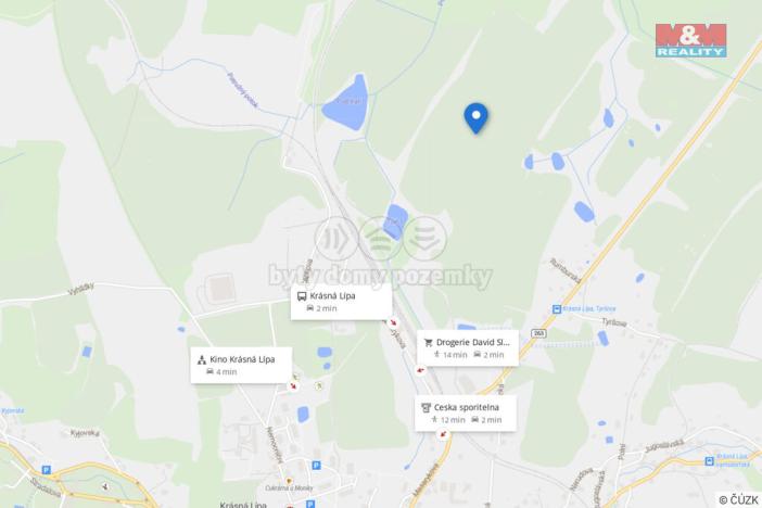 Prodej zemědělské půdy, Krásná Lípa, 124828 m2